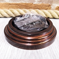 Рамка 1 постовая пластик "Bironi" BF1-610-16/PL, цвет Медный век